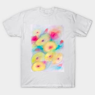 Yellow poppies in watercolor T-Shirt